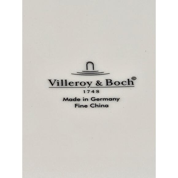 Villeroy & Boch Ginger Apfelbraeter Square Rim Soup bowl Santa and reindeer - Picture 10 of 11